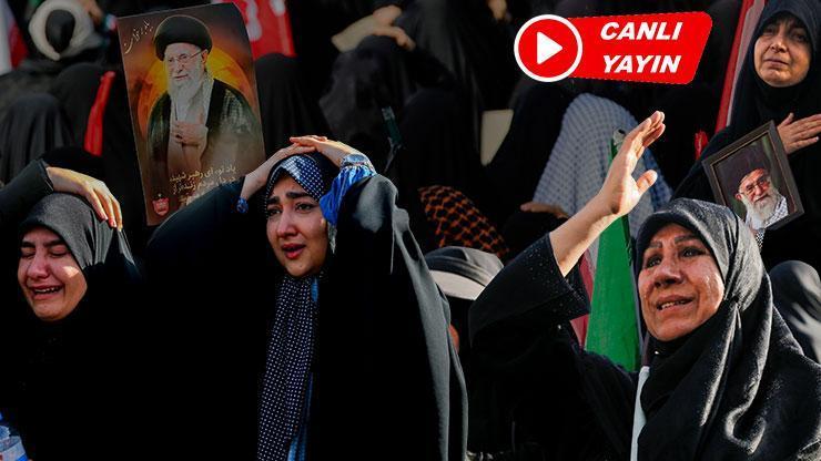 İranda milyonlar sokakta Hamaneye veda töreni: Tahranda intikam yemini
