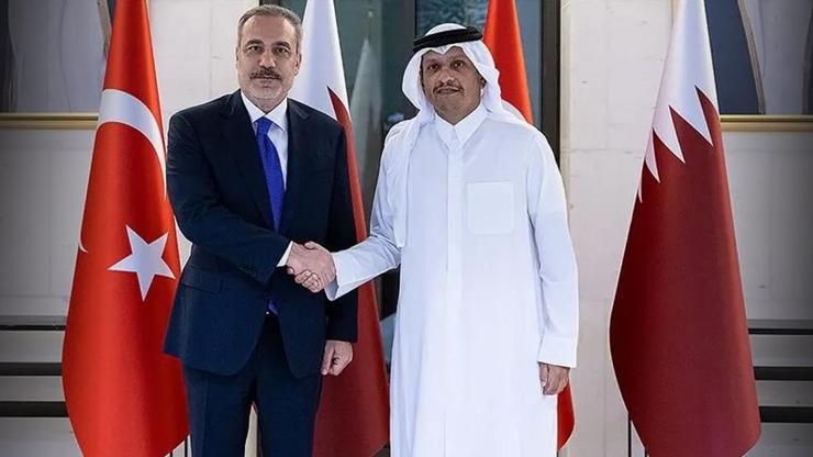 Bakan Fidan, Katarlı mevkidaşıyla görüştü Bakan Fidan, Katarlı mevkidaşıyla görüştü
