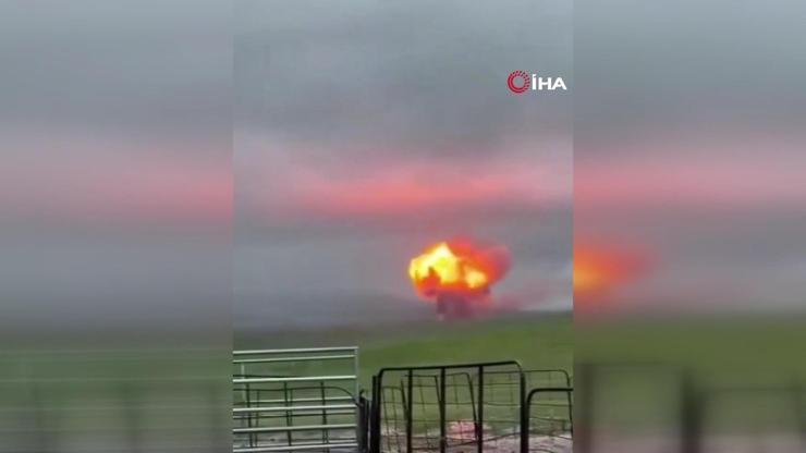 Çinde büyük patlama Amonyum nitrat yüklü kamyon patladı, 2 kişi öldü