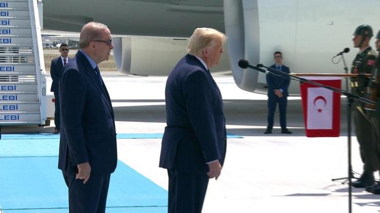 Trumptan Beştepede Türkçe selam: Merhaba asker