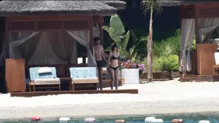 Zeynep Atılgan ve Ali Öner Bodrum dönüşü havalimanında görüntülendi