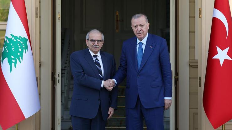Cumhurbaşkanı Erdoğan, Lübnan Başbakanı Selam'ı kabul etti Cumhurbaşkanı Erdoğan, Lübnan Başbakanı Selam'ı kabul etti