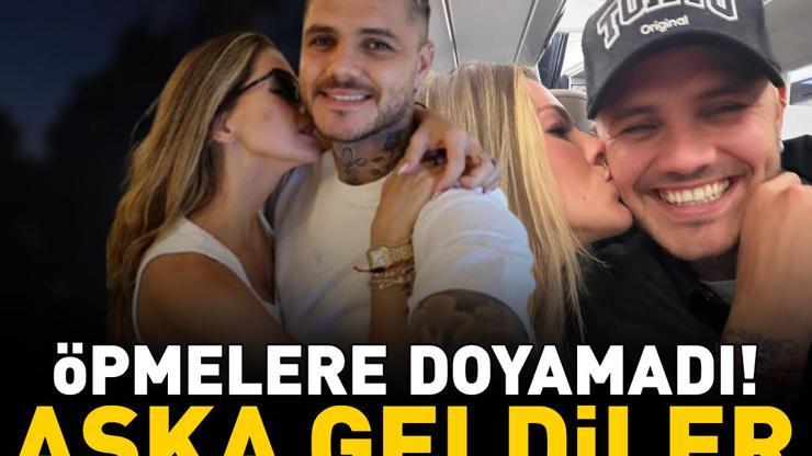 ÖPMELERE DOYAMADI Mauro Icardi ile China Suarez aşka geldi