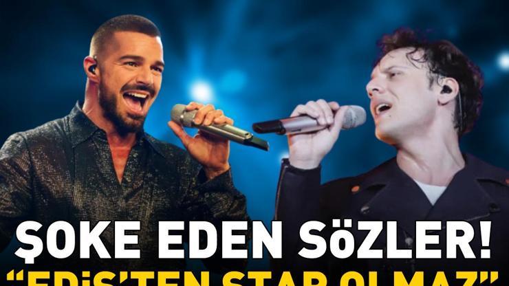 İstanbulda Ricky Martin fırtınası Şoke eden sözler: Edisten bir star olmaz