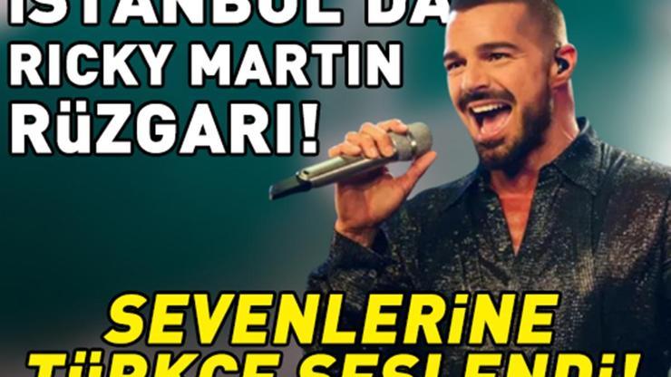 İstanbulda Ricky Martin Rüzgarı Konserdeki Enerjisi İle Büyüledi Binlerce Kişi Aynı Anda Eşlik Etti