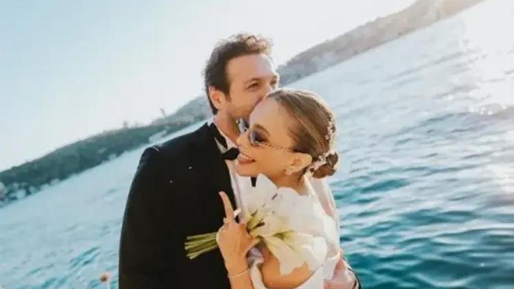 İki Yıllık Aşkta Mutlu Son Damla Sönmez ve İlkay Akıncı Evlendi... İşte Düğünden Kareler