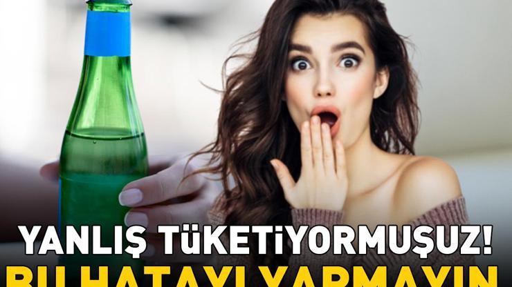 Maden suyu içen herkes bu hataya düşüyor Meğer yanlış yapıyormuşuz