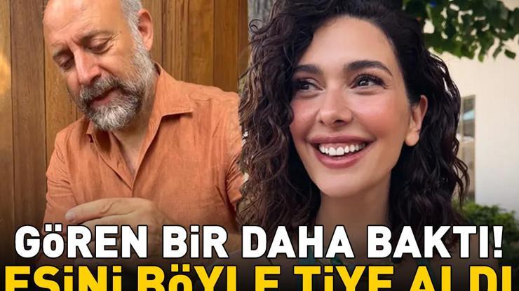 Gören bir daha baktı Bergüzar Korel, eşi Halit Ergençi tiye aldı: Her yere litrelerce sıvı ile gidiyoruz