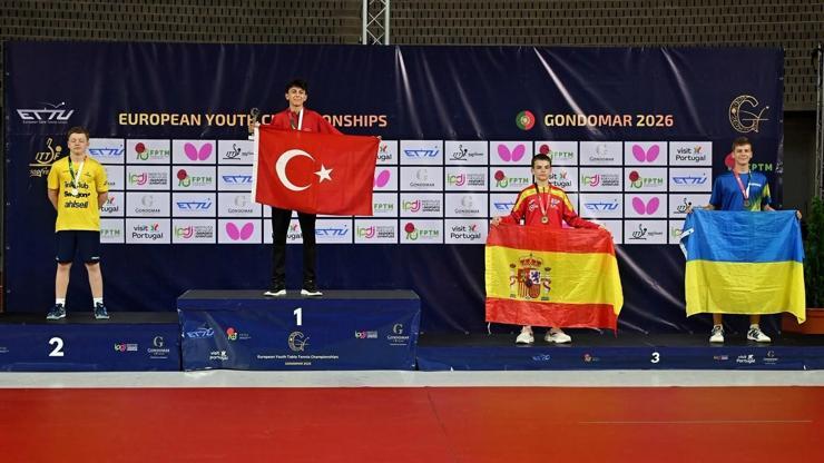 14 yaşındaki Görkem Öçal, Yıldızlar Avrupa Şampiyonası'nda zirveye çıktı 14 yaşındaki Görkem Öçal, Yıldızlar Avrupa Şampiyonası'nda zirveye çıktı