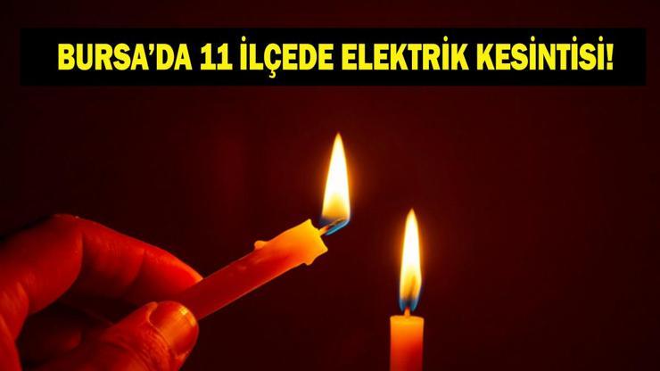 21 TEMMUZ BURSA ELEKTRİK KESİNTİSİ: Hangi İlçelerde Elektrikler Kesilecek Bugün Bursada Elektrikler Ne Zaman Gelecek UEDAŞ Duyurdu