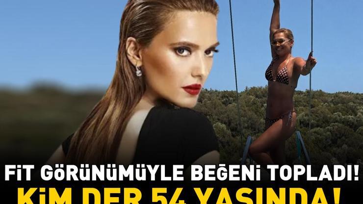 Demet Akalın fit görünümüyle beğeni topladı Kim der 54 yaşında