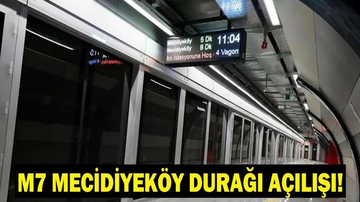 M7 METROSU MECİDİYEKÖY DURAĞI NE ZAMAN AÇILACAK M7 Yıldız Mahmutbey Metrosu Mecidiyeköy Durağı Ne Zaman Açılacak İBBden Açıklama Geldi