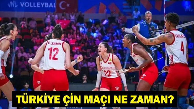 TÜRKİYE ÇİN VOLEYBOL MAÇI NE ZAMAN? Filenin Sultanları 2026 VNL yarı final maçı ne zaman, saat kaçta?