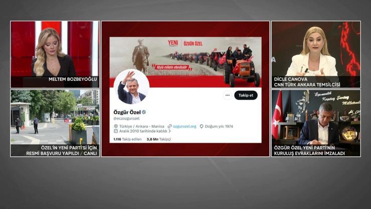 Yeni Parti kuruldu! CHP Genel Merkezi'nden ilk tepki... Dicle Canova anlattı Yeni Parti kuruldu! CHP Genel Merkezi'nden ilk tepki... Dicle Canova anlattı