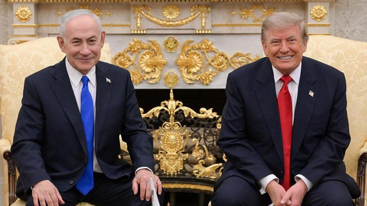 Trump ile Netanyahunun kritik görüşmesi sona erdi Beyaz Saraydan ilk açıklama
