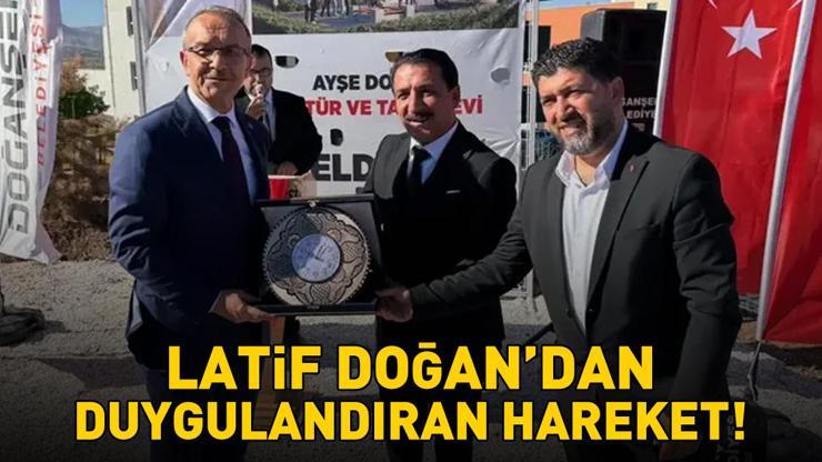 Latif Doğan'dan Duygulandıran Hareket! Malatya'ya Kültür Ve Taziye Evi