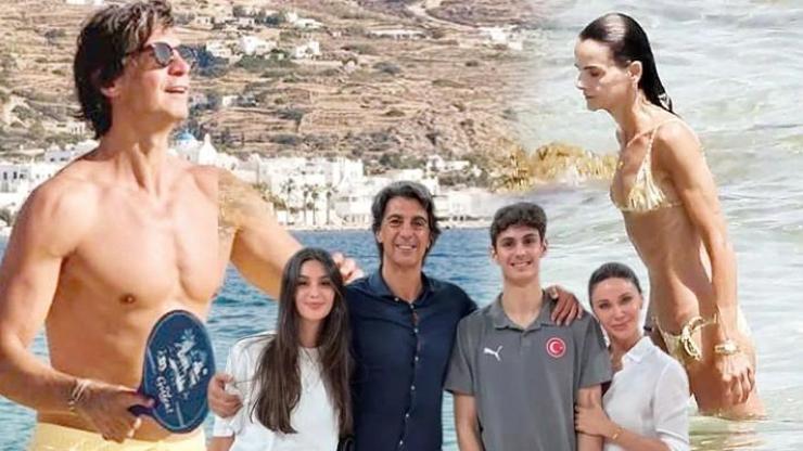 İbrahim Kutluay Paros’ta, Edvina Sponza Çeşme’de Tatilde