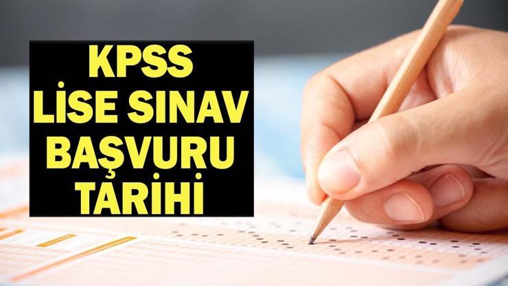 KPSS ORTAÖĞRETİM BAŞVURU NE ZAMAN 2026 KPSS lise sınav başvuru tarihleri: ÖSYM sınav takvimi