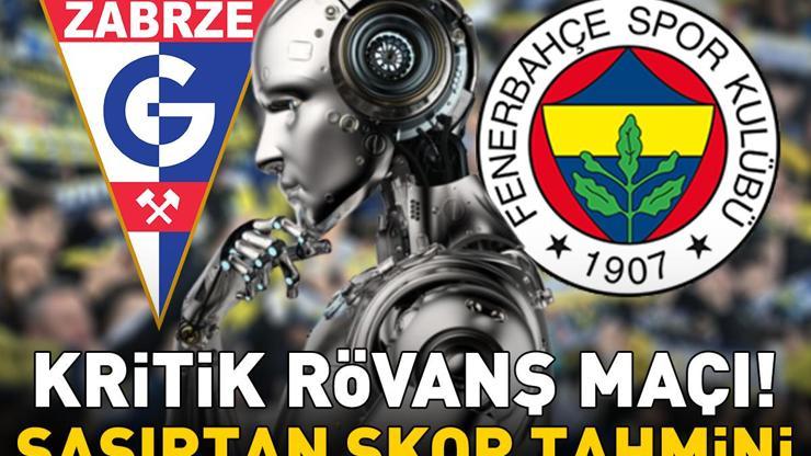 GORNİK ZABRZE - FENERBAHÇE MAÇI KAÇ KAÇ BİTER Yapay zekadan UEFA Şampiyonlar Ligi 2. ön eleme turu rövanş maçı için şaşırtan tahmin