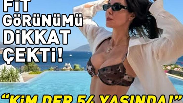 Kim der 54 yaşında Defne Samyelinin fit görünümü dikkat çekti