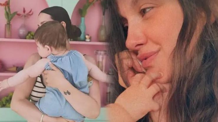 İrem Helvacıoğlu Kızı Sora’nın Kahkaha Dolu Anlarını Paylaştı