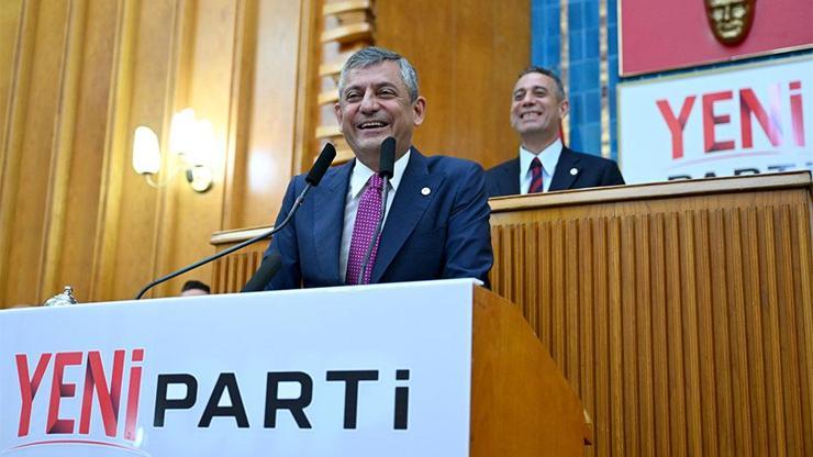 Özgür Özelin Yeni Partinin ilk grup toplantısında dili sürçtü: Gülmeyin olur o kadar