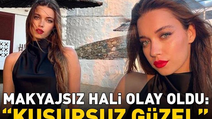 Afra Saraçoğlunun makyajsız hali olay oldu Kusursuz güzel