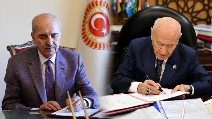 TBMM'de çerçeve yasa trafiği... Tarihi imzalar atılıyor, uzlaşı arayışı sürüyor TBMM'de çerçeve yasa trafiği... Tarihi imzalar atılıyor, uzlaşı arayışı sürüyor