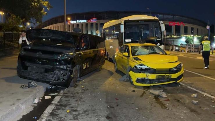 Beyoğlunda zincirleme kaza: 5 yaralı