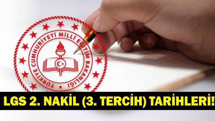 LGS 2. Nakil Başvuruları Ne Zaman Başlayacak? 3. Tercihler Ne Zaman, Nasıl Yapılır? LGS 2. Nakil e-Okul Ekranı Açıldı mı? LGS 2. Nakil Başvuruları Ne Zaman Başlayacak? 3. Tercihler Ne Zaman, Nasıl Yapılır? LGS 2. Nakil e-Okul Ekranı Açıldı mı?