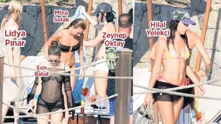 Plajlar renklendi Ünlü isimler yaz sezonunu açtı