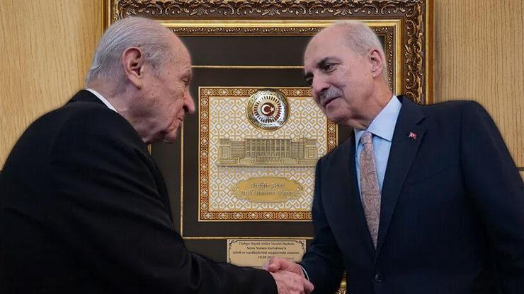 Bahçeli'den Kurtulmuş'a anlamlı hediye