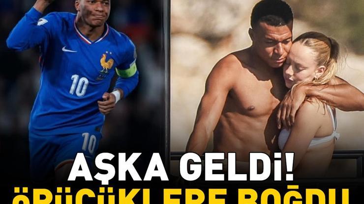 2026 Dünya Kupasının gol kralı Kylian Mbappe aşka geldi Sevgilisi Ester Expositoyu öpücüklere boğdu