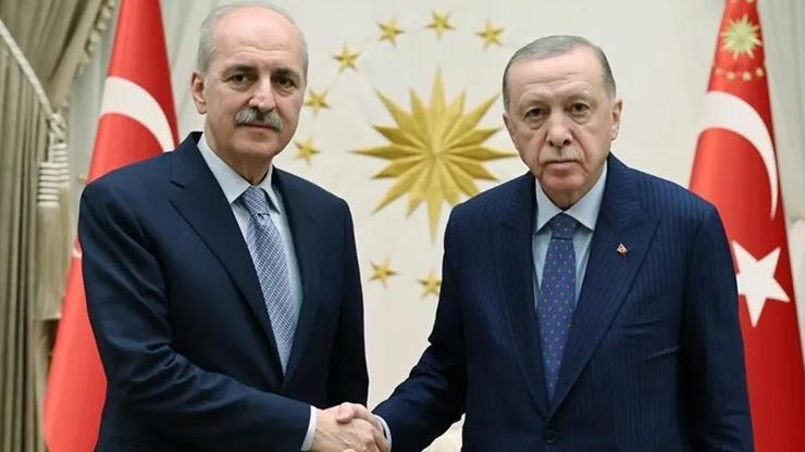 Cumhurbaşkanı Erdoğan, TBMM Başkanı Kurtulmuş'u kabul etti Cumhurbaşkanı Erdoğan, TBMM Başkanı Kurtulmuş'u kabul etti