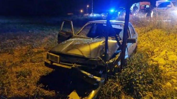 Çorumda kazada yaralanan sürücü 2.86 promil alkollü çıktı