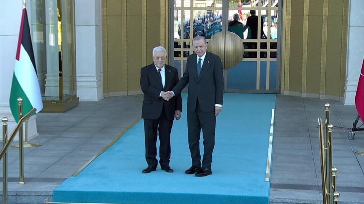 SON DAKİKA | Cumhurbaşkanı Erdoğan, Mahmud Abbas'ı resmi törenle karşıladı SON DAKİKA | Cumhurbaşkanı Erdoğan, Mahmud Abbas'ı resmi törenle karşıladı
