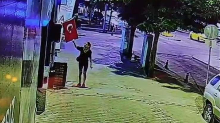 Muğla'da Türk bayrağını yakan kişi tutuklandı