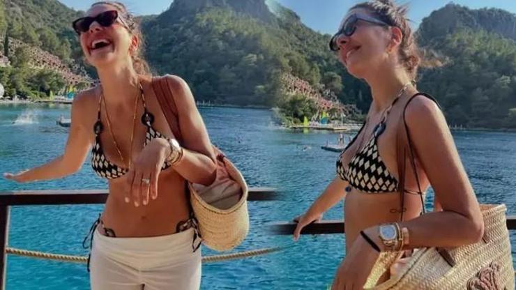 Bergüzar Korel’den Tatil Pozları 4 Ayda Verdiği 20 Kilo Dikkat Çekti