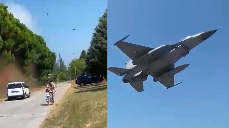 Yalovadaki F-16 kazasında yeni görüntü