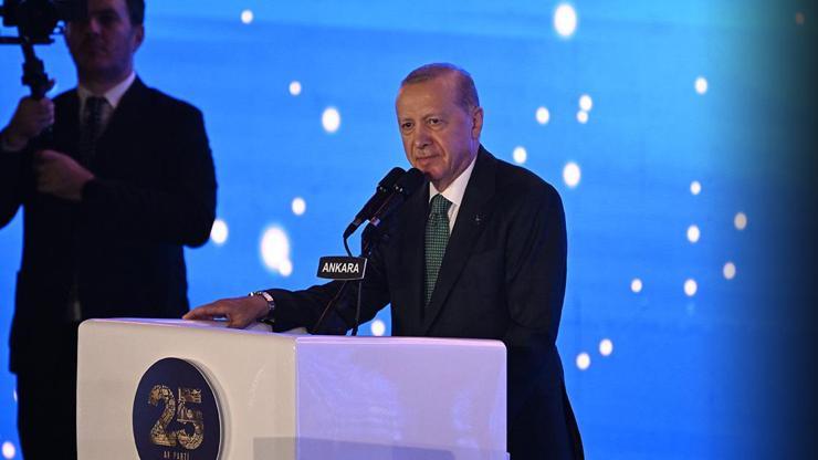 SON DAKİKA | AK PARTİNİN 25. YILI Cumhurbaşkanı Erdoğan: Türkiye şaha kalkıyor