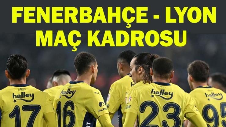FENERBAHÇE - LYON MAÇ KADROSU AÇIKLANDI | Lukaku Lyon maçında oynayacak mı?