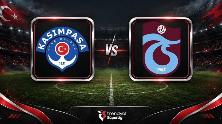 Kasımpaşa – Trabzonspor Maçı Canlı Anlatım | Fırtına, sezonu açıyor