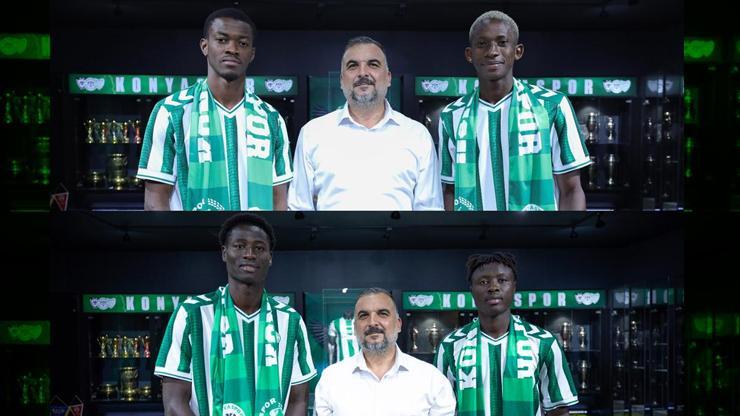 Konyaspor, 4 yeni futbolcusuyla sözleşme imzaladı Konyaspor, 4 yeni futbolcusuyla sözleşme imzaladı