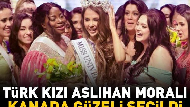 Türk kızı Aslıhan Moralı, Kanadayı salladı Miss Universe Canada 2026 güzeli seçildi