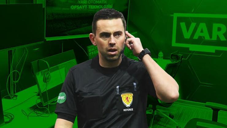 Fenerbahçe'nin tepkisini çekmişti! Beşiktaş maçında da VAR koltuğu Andrew Dallas'ın...