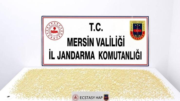 Mersin’de 3 bin 760 uyuşturucu hap ele geçirildi