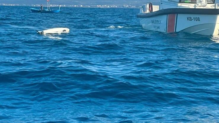Balık tutmak için açıldılar denizde dron buldular
