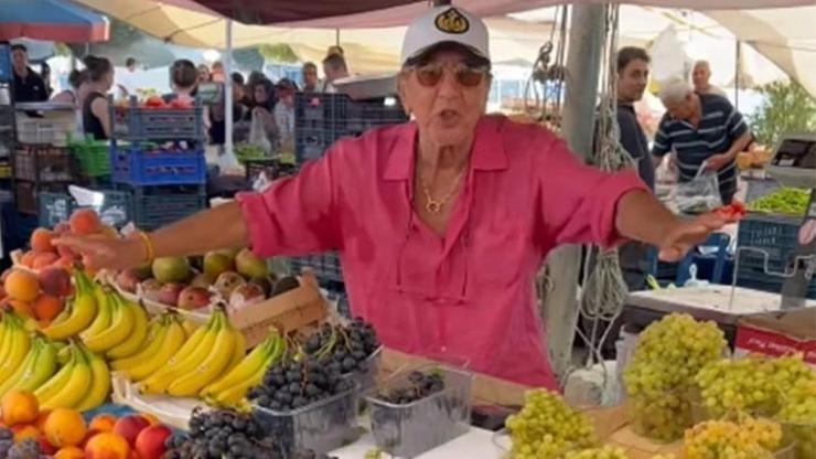 Ali Poyrazoğlu pazarcı oldu! Tezgâh başındaki halleri gündem oldu Ali Poyrazoğlu pazarcı oldu! Tezgâh başındaki halleri gündem oldu