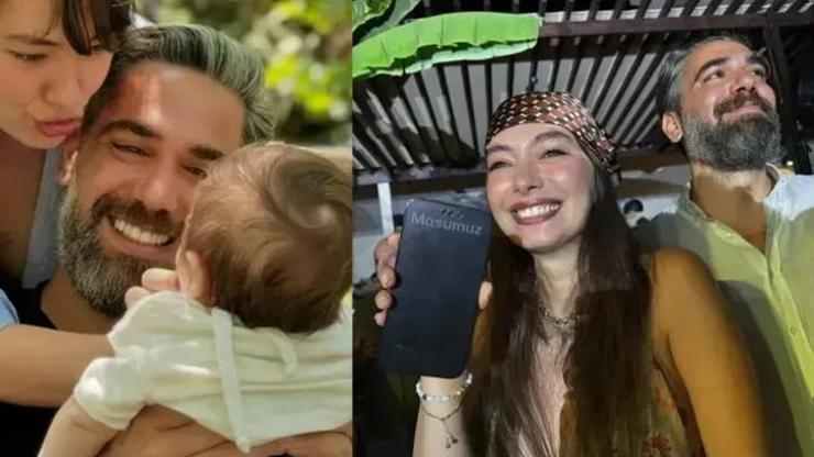 Neslihan Atagül ve Kadir Doğulunun aile mutluluğu Tekne tatilinden samimi kareler