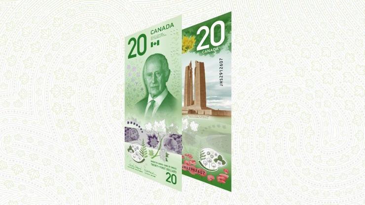 Kral Charles portreli Kanada doları geliyor